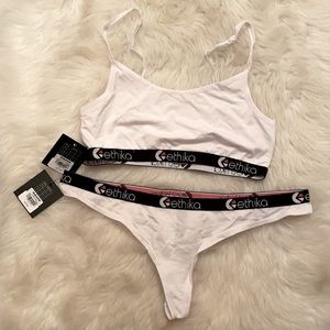 Ethika Sports bra and Thong